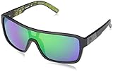 Dragon DR Remix Shield Sunglasses, Matte Black/TERRAFIRMA/LL Green ION, 60-13-135