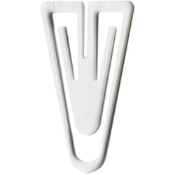 Trombones En Venta Laurel Büroklammern Plastiklips, 35 mm, weiß, 200er Pack