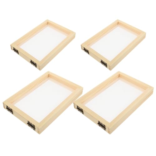 Cadre de fabrication papier bois naturel kit tamis maille papeterie