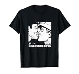 Kiss More Boys | Gay Cowboys in Love for Gay Men Pride T-Shirt