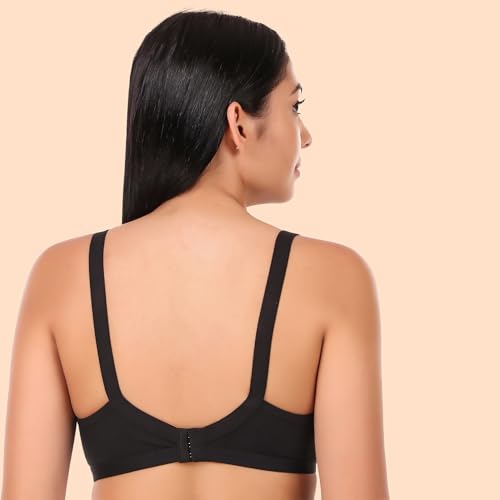 Image of Clothonics Womens Non-Padded Non-Wired Seamless Double Layered T-Shirt Bra