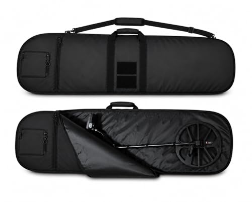 DRAGONXT Padded 53 Heavy Duty XL 3 Zipper Bag for Metal Detector Carry and Travel