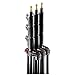 Manfrotto 1004BAC 144-Inch Air Cushioned Aluminum Master Light Stand with 4 Sections and 3 Risers, 3-Pack (Black)