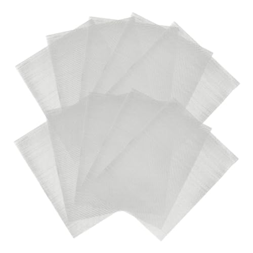 SOLUSTRE 10piezas Malla Soldadura Acero Inoxidable Malla Refuerzo Reparación Parachoques Alambre Soldar Manualidades Coche Kayak Reparaciones Termoplásticas