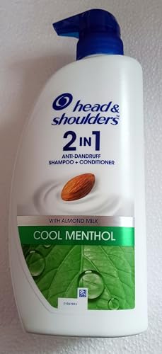 HEAD & SHOULDERS 2-in-1 Cool Menthol Anti Dandruff Shampoo + Conditioner With Almond Milk 650ml (Ships from India)