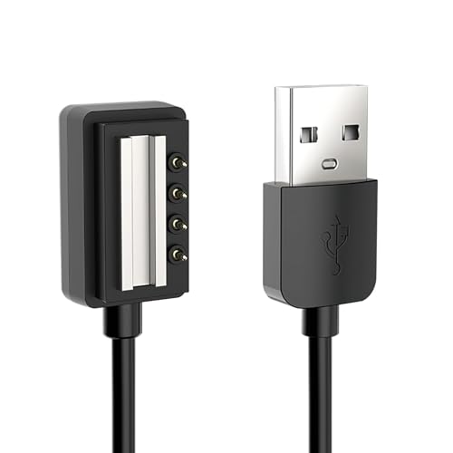 Sangcca USB Ladekabel für Suunto, Smartwatch Magnetisches Ladegerät für Suunto Spartan Ultra HR, Spartan Sport Wrist HR, Suunto 9, D5, EON Core, USB Ladekabel Kabel 100cm