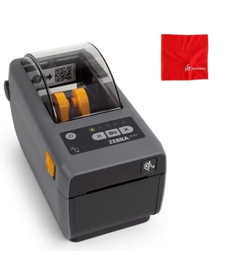 Zebra ZD411 gray direct thermal printer with Bluetooth