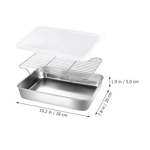 Poêle avec support et casseroles en acier inoxydable durable
