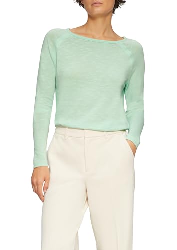 s.Oliver Langarmshirt mit Raglanärmeln und Flammgarnstruktur