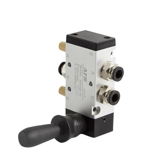 Vanne commande pneumatique 4H310-10 distributeur 5/2 voies levier manuel - 3