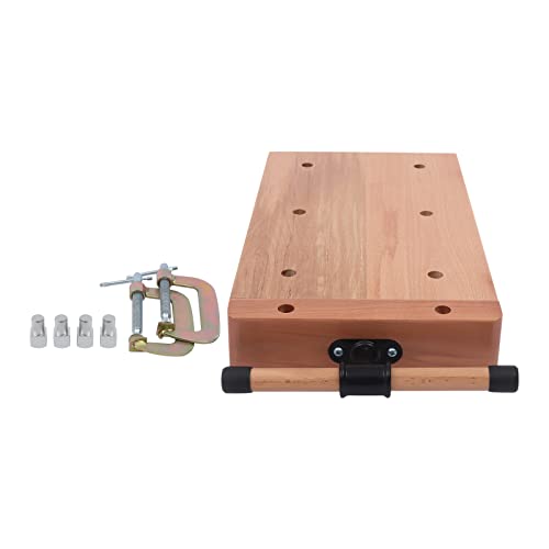 Bokknppo Hard Wood Workstation Desktop Portable Workbench Quick Release Woodworking