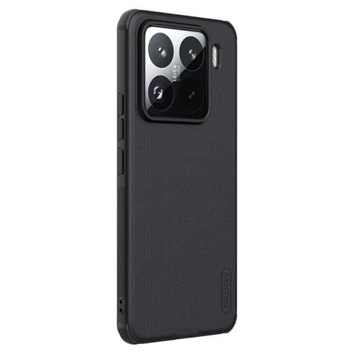 Image of Nillkin Case for Xiaomi Mi 15 (6.36 inch Inch) Super Frosted Shield Pro Magnetic Hard Back Soft Border (PC + TPU) Cover Raised Bezel Camera Protect Black Color