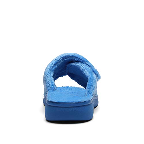 Image of SOLLBEAM Women's Plantar Fasciitis Fuzzy House Orthopedic Adjustable Slippers With Arch Support Orthotic Heel Cup Sandals For Ladies