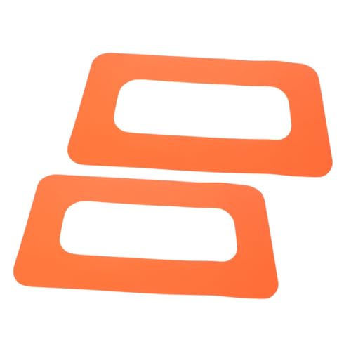 TOYANDONA 2Pcs Paddle Board Fin Box Connection Patch Durable Surfboard Accessory for Enhanced Stability Maneuverability Design for Various Sup Surfboard Models Orange