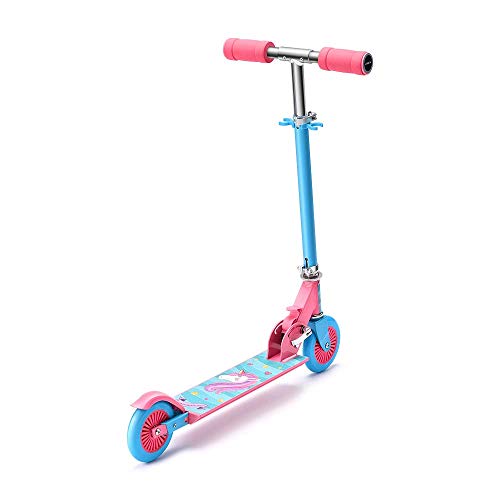 Patinete Unicorn 2 Rodas Guidão Ajustavel Suporta até 50Kgs +5 Anos Rosa Atrio - ES270 ES270