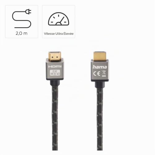 Hama HDMI Ultra High Speed 2.0 - vue 3