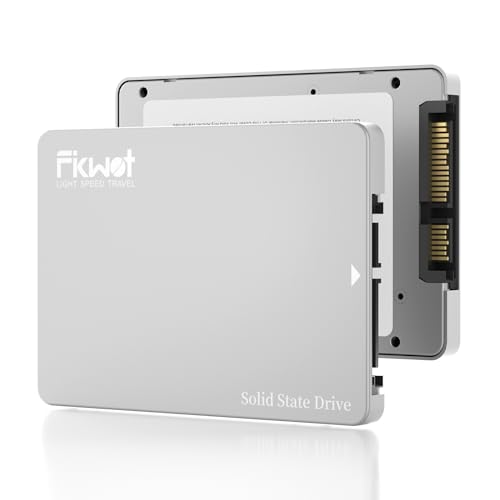 Fikwot FX812 Pro - SSD SATA III de 1 TB con caché DRAM, 3D NAND TLC, hasta 560 MB/s, Escritura Continua sin ralentizar, Compatible con Laptop y PC de Escritorio