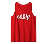 Mens Ouch! Epic Chad Muscle Meme Tank Top