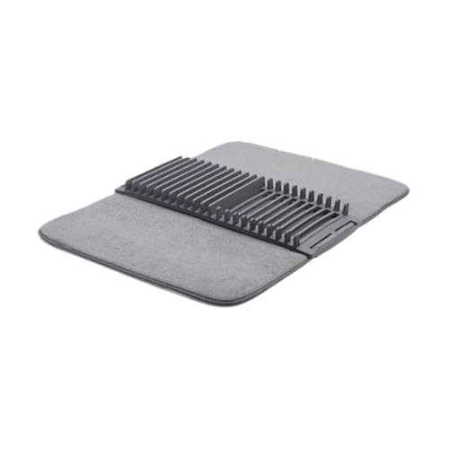 Fenteer Escurreplatos Gris para Cocina, colador de Platos, Soporte para Utensilios para baño,