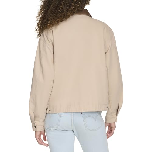 Image of Levi's Women's Zip Up Utility Jacket with Collar