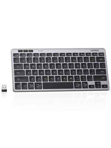 UGREEN K551 Slim Quiet Wireless Bluetooth 78Keys Keyboard...