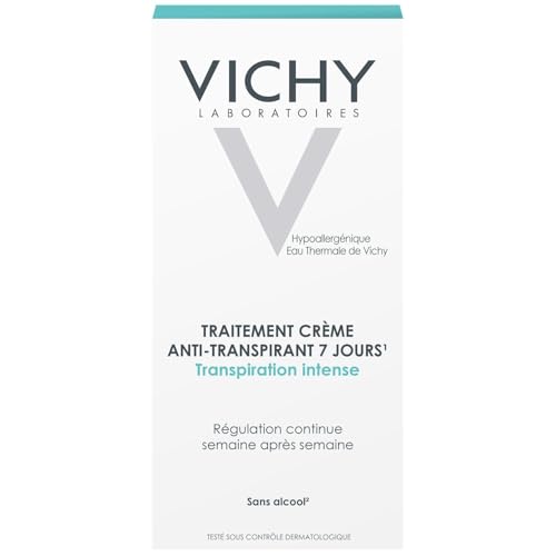 VICHY Traitement Crème Anti-Transpirant pour rester frais 7 jours durant au bureau