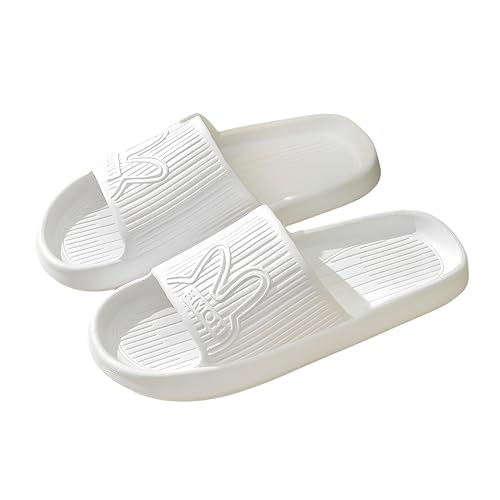 Image of Bear Slides Smiley Face Sandals Slippers for Women and Men Ultra Comfort Non-Slip Shower Sandals Indoor and Outdoor Use Quick Drying Pool Party Home