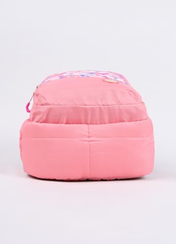 Image of PB Pearlbags Tulip 12L Printed Backpack,3 Compartments,Bottle Holder,Organizer,Premium Fabric,Water Resistant Anti Theft,School Bag for Boys and Girls