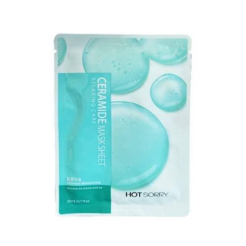 HOT SORRY Relaxing Care Mask Sheet 6 Combo Pack l Korean Mask I Moisturizing I Soothing I (6 Combo Pack)