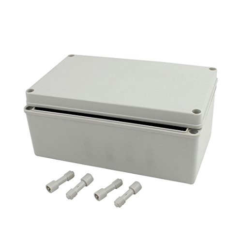 Uxcell 250Mm X 150Mm X 100Mm Dustproof Ip65 Junction Box Diy Case Enclosure Gray #TOP5