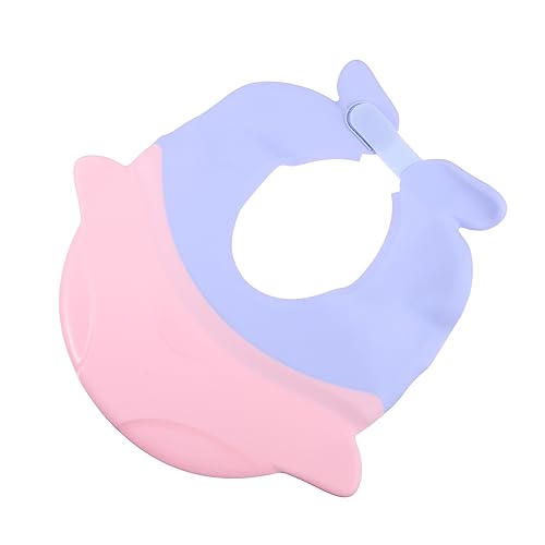 SUPVOX Gorro De Champú Impermeable Capó Bath Seguridad Húmedo Cabello Bañera Muselina Gorra De Shower Gorro De Baño Infantil Gorro De Baño Protector Gel De Sílice Púrpura