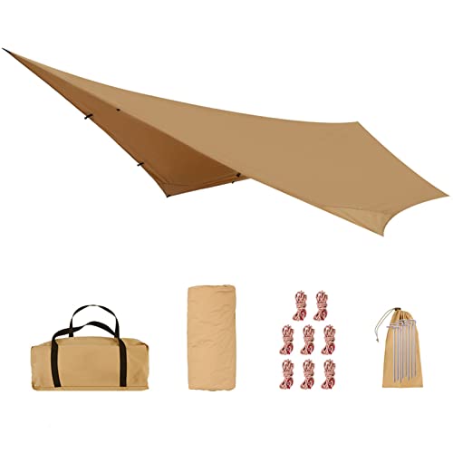 Tente de camping extérieure 380x360cm dôme imperméable avec canopée