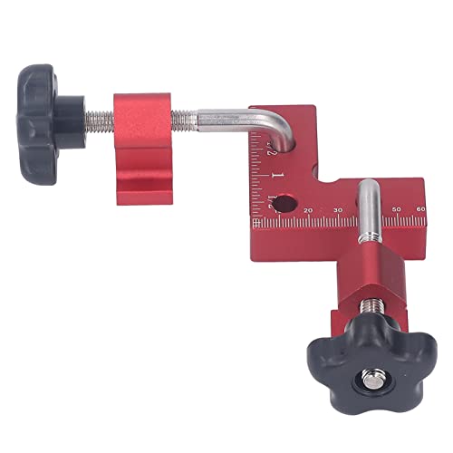 Leapiture 90 Degree Positioning Square Right Angle Clamp Clamping Square Aluminum Alloy Corner Clamping Carpenter Tool Professional for Drawers Picture Fram