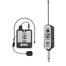 Complete Hands-Free Dual Mic Setup: This professional UHF wireless microphone system includes both a headset microphone and a lavalier lapel microphone for presenters, instructors, and performers who need their hands free during fitness classes, corp...
