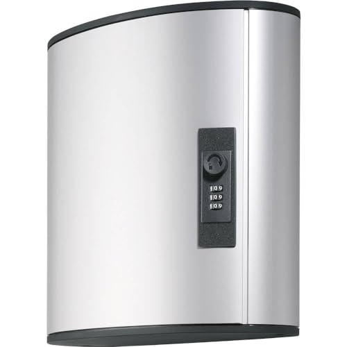 Durable Key Box Armoire À Clés 36 Code (Argent Aluminium Combinaison 302 X 208 X 118 Mm)