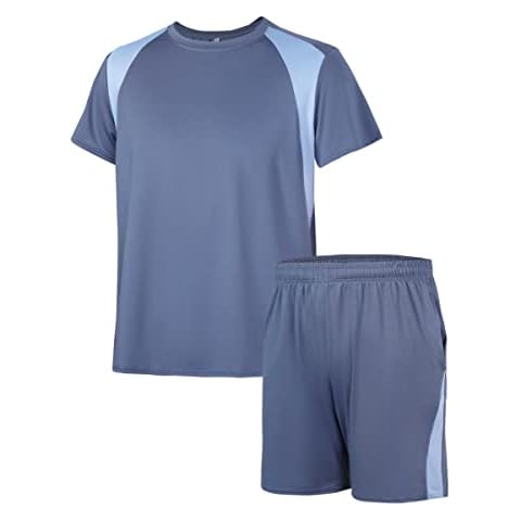 Litherday Survêtement Homme Été Ensemble de Sport à Manches Courtes Cover