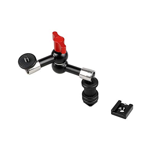 Camvate 7" Articulating Magic Arm + 1/4" Cold Hot Shot Mount For Camera Led Light Monitor - 1088 #TOP13