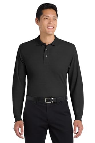 Port Authority Tall Silk Touch Polo de Manga Larga miniatura 1
