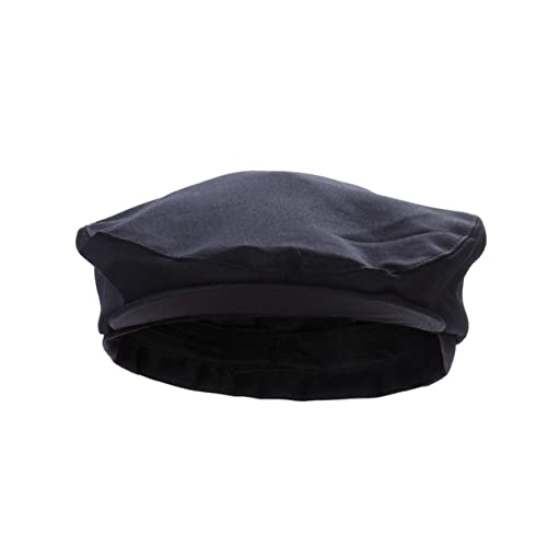 FRCOLOR Cooking Chef Hat Waiter Hat Men Women Black Fashionable Simple and Comfortable