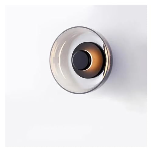 Luces de techo creativas for dormitorio con lámpara de pared de cristal