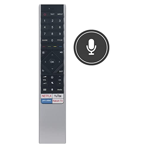 VINABTY ERF6A64 Replacement Voice Remote Control Applicable For Hisense QLED 4K TV HT267138 65U8QF 88L5VG H55U8B H65U8B ERF6A64 120L5F-A12 100L5F-D12 100L5F-B12 120L9G-A12 120L5FTUK-A12 - Image 2