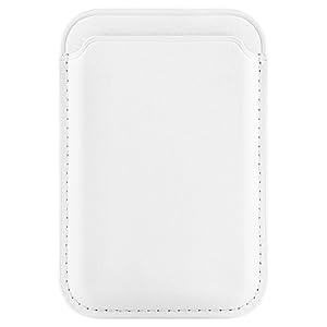 FIDWALL Magsafe Brieftasche für iPhone 15/14/13/12 Pro/Max/Plus/Mini,RFID-Kart... mit Magnet Mag-Safe, weiß, RFID