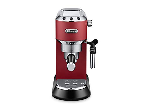 DeLonghi Dedica Style EC 695.R macchina per caffè Libera installazione Macchina da caffè combi Rosso 1 L Semi-automatica