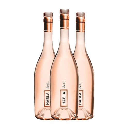 Habla Habla de ti Rosé Vino de la Tierra de Extremadura 75 cl Vino rosado (Caja de 3 Botellas de 75 cl)