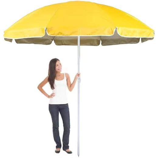 Garden Umbrella 7Ft Yellow