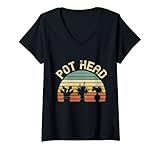 Pot Head Shirt Funny Gardening Gifts Gardener