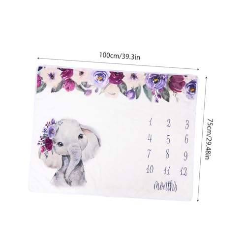 Accessoire photo de naissance et couverture douce pour immortaliser chaque mois - 3
