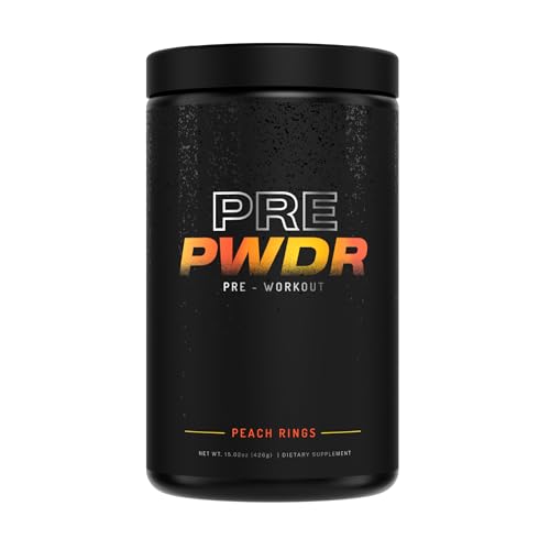 Image of Pre-Workout Powder, All Natural Pre Workout for Energy, Pump, Endurance & Strength, with Caffeine (Peach Gummi)
