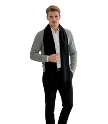 LA FERANI Sciarpa da uomo in cashmere per...