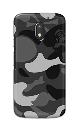 Image of Printed Hard Back Cover Case for Motorola Moto E3 Power Back Cover (Army Pattern) -1302